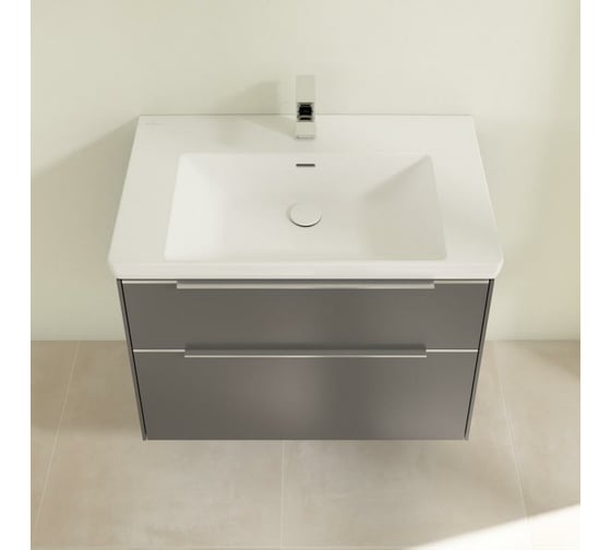 Тумба под раковину Villeroy & Boch Subway 3.0 80 C57400VR Graphite 00297654