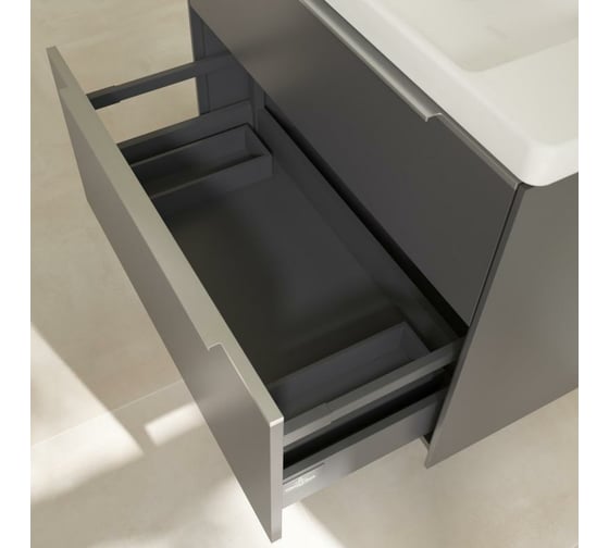 Тумба под раковину Villeroy & Boch Subway 3.0 80 C57400VR Graphite 00297654