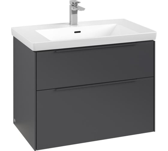 Тумба под раковину Villeroy & Boch Subway 3.0 80 C57402VR Graphite 00297659 1