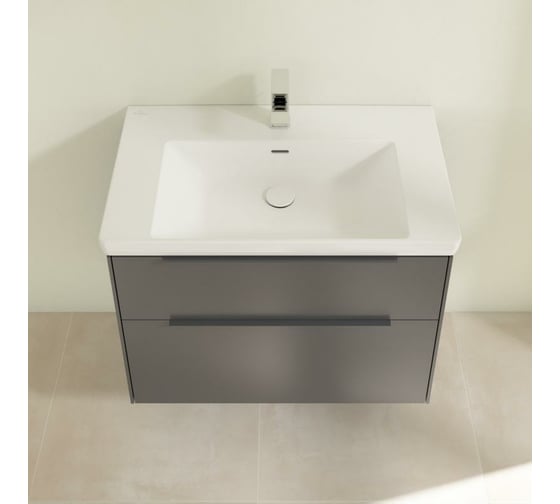 Тумба под раковину Villeroy & Boch Subway 3.0 80 C57402VR Graphite 00297659