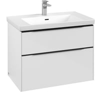 Тумба под раковину Villeroy & Boch Subway 3.0 80 C57401VE Brilliant White 00297649