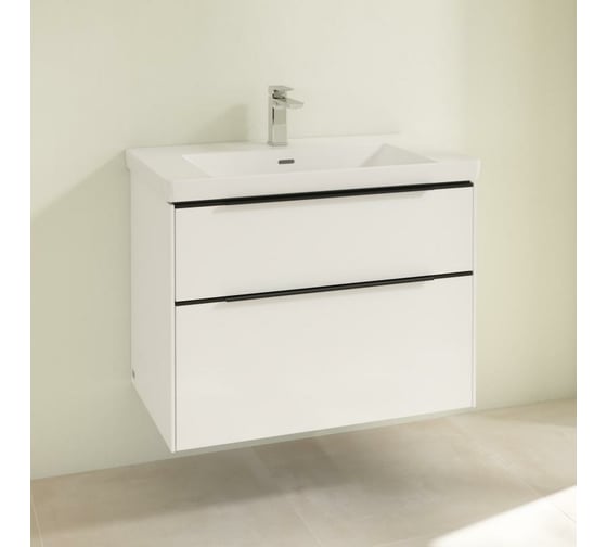 Тумба под раковину Villeroy & Boch Subway 3.0 80 C57401VE Brilliant White 00297649