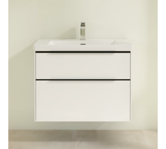 Тумба под раковину Villeroy & Boch Subway 3.0 80 C57401VE Brilliant White 00297649