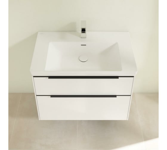 Тумба под раковину Villeroy & Boch Subway 3.0 80 C57401VE Brilliant White 00297649