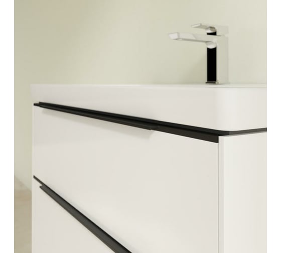 Тумба под раковину Villeroy & Boch Subway 3.0 80 C57401VE Brilliant White 00297649