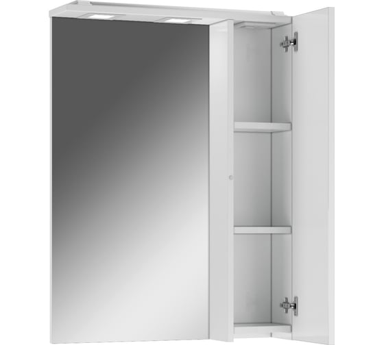 Шкаф-зеркало Айсберг 3D 60 правый Домино D37009HZ