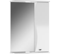 Шкаф-зеркало Айсберг Волна 50 правый DA1043HZ