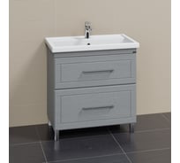 Напольная тумба для умывальника СаНта Венера 80 дуб серый (ум Фостер 80) 221017