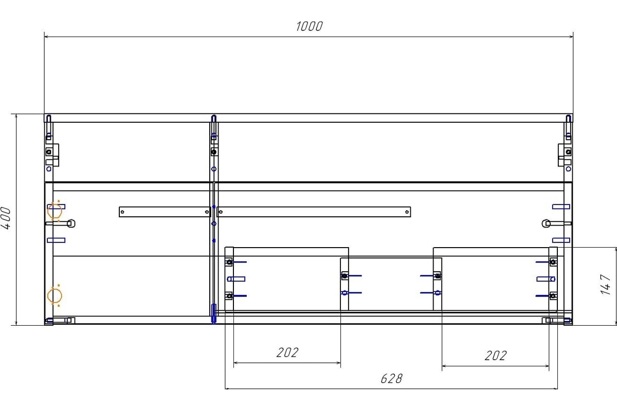 Тумба RUNO Вудлайн 100 подвесная под умывальник Moduo Square 50/Гамма ...