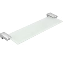 Полка Solinne Mirror стеклянная, хром, стекло-сатин B-85711 2552.389
