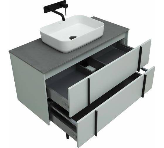 Тумба под раковину ALLEN BRAU Reality 1.32007.PWM 100 рapyrus white matt 00274401