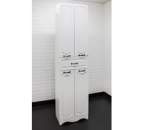 Пенал напольный Домино 50 Rich Белое Дерево с верхним ящиком В1 DR6014P