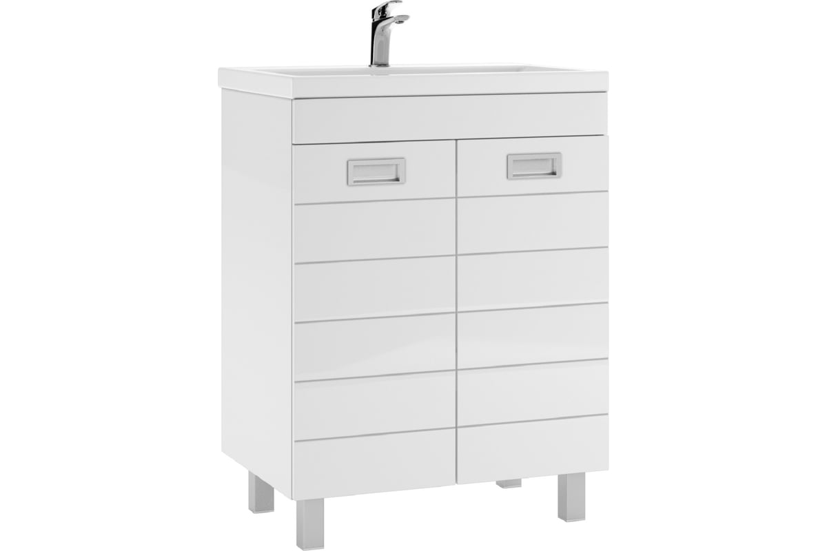 Тумба под умывальник "Elen 65" Домино Cube без ящика DC5002T - выгодная ...