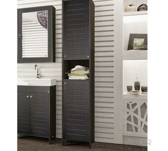 Зеркальный шкаф Style Line Кантри 600, Венге ЛС-00000030