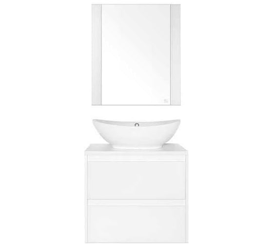 Зеркало Style Line Монако 60x70, Осина бел/бел лакобель ЛС-00000630