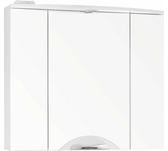 Зеркальный шкаф Style Line Жасмин 2 800/С, Люкс белый ЛС-000010036