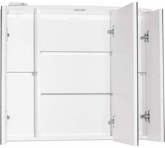 Зеркальный шкаф Style Line Жасмин 2 800/С, Люкс белый ЛС-000010036