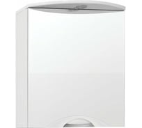 Зеркальный шкаф Style Line Жасмин 2 600/С, Люкс белый ЛС-00000216