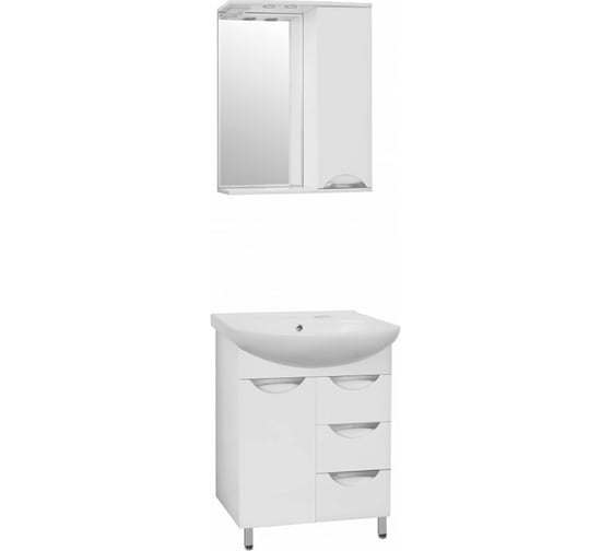 Зеркальный шкаф Style Line Жасмин 650/С ЛС-00000041