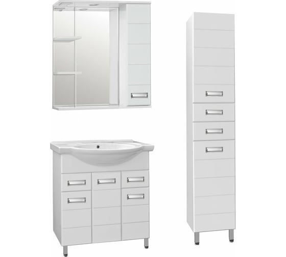 Зеркальный шкаф Style Line Ирис 750/С ЛС-00000020