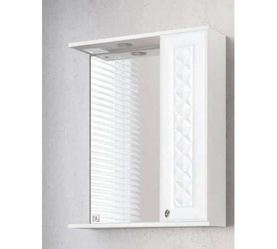 Зеркальный шкаф Style Line Канна 600/С, Люкс ЛС-00000294