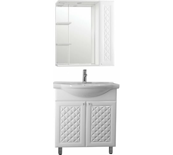 Зеркальный шкаф Style Line Канна 750/С, Люкс ЛС-00000295