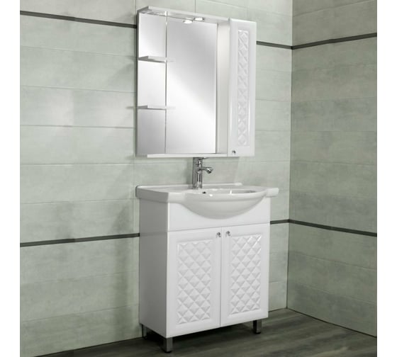 Зеркальный шкаф Style Line Канна 750/С, Люкс ЛС-00000295
