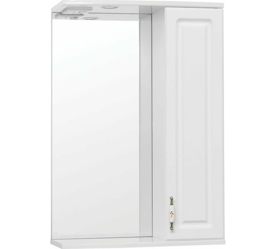 Зеркальный шкаф Style Line Олеандр-2 550/С, белый ЛС-00000049