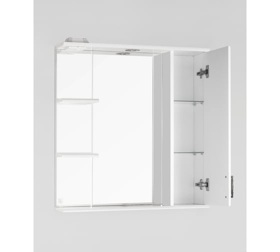 Зеркальный шкаф Style Line Олеандр-2 750/С, рельеф пастель ЛС-00000203