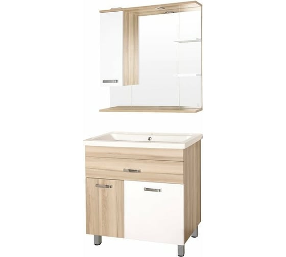 Зеркальный шкаф Style Line Ориноко 800/С ЛС-00000637