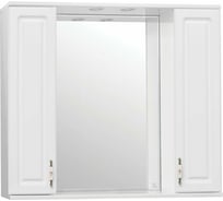 Зеркальный шкаф Style Line Олеандр-2 900/С, белый ЛС-00000242