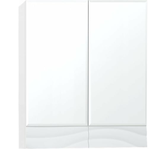 Зеркальный шкаф Style Line Вероника 600, Люкс белый ЛС-00000055