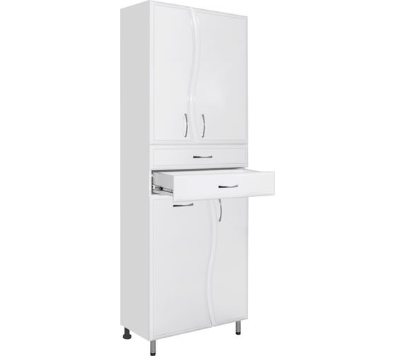 Колонна Style Line Волна 700 (2ящ.,корзина) 2000x700x340 ЛС-000010050