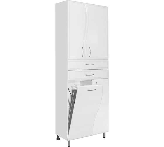 Колонна Style Line Волна 700 (2ящ.,корзина) 2000x700x340 ЛС-000010050