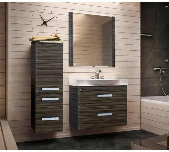 Подвесная колонна Style Line Лотос 360, Шелк зебрано, PLUS ЛС-00000538
