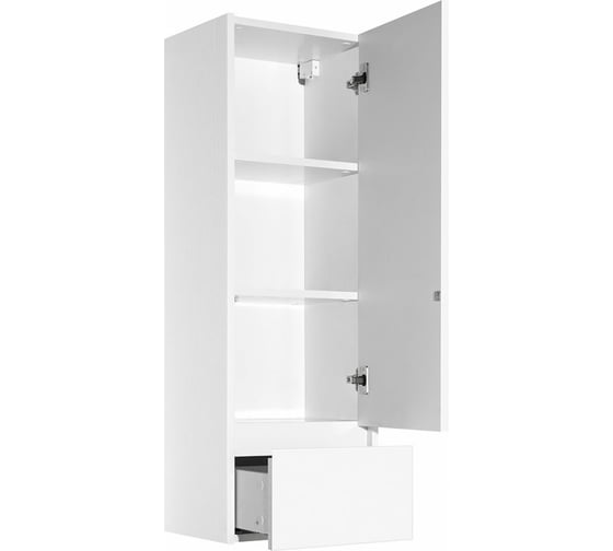 Подвесная колонна Style Line Монако 360 (1 ящ.), Осина бел/бел лакобель, PLUS ЛС-00000672