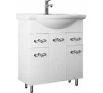 Тумба Style Line Венеция 75 (2 ящ.) под умывальник Байкал 75 ЛС-00002282