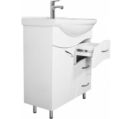 Тумба Style Line Амелия 75 (3 ящ.) под умывальник Байкал 75 ЛС-00002281