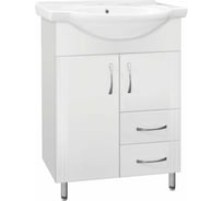 Тумба Style Line 10/2 (2 ящ.) под умывальник Байкал 60 ЛС-00000103