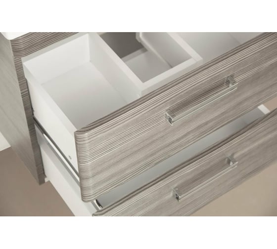 Подвесная тумба Style Line Лотос 60, Комо 60, Шелк зебрано, PLUS ЛС-00000489