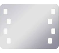 Зеркало MAUNFELD Lustro прямоугольное, с подсветкой, 85x65 Midas