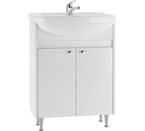 Тумба Домино ЛАЙТ под умывальник "Уют 60" без ящика DD4216T