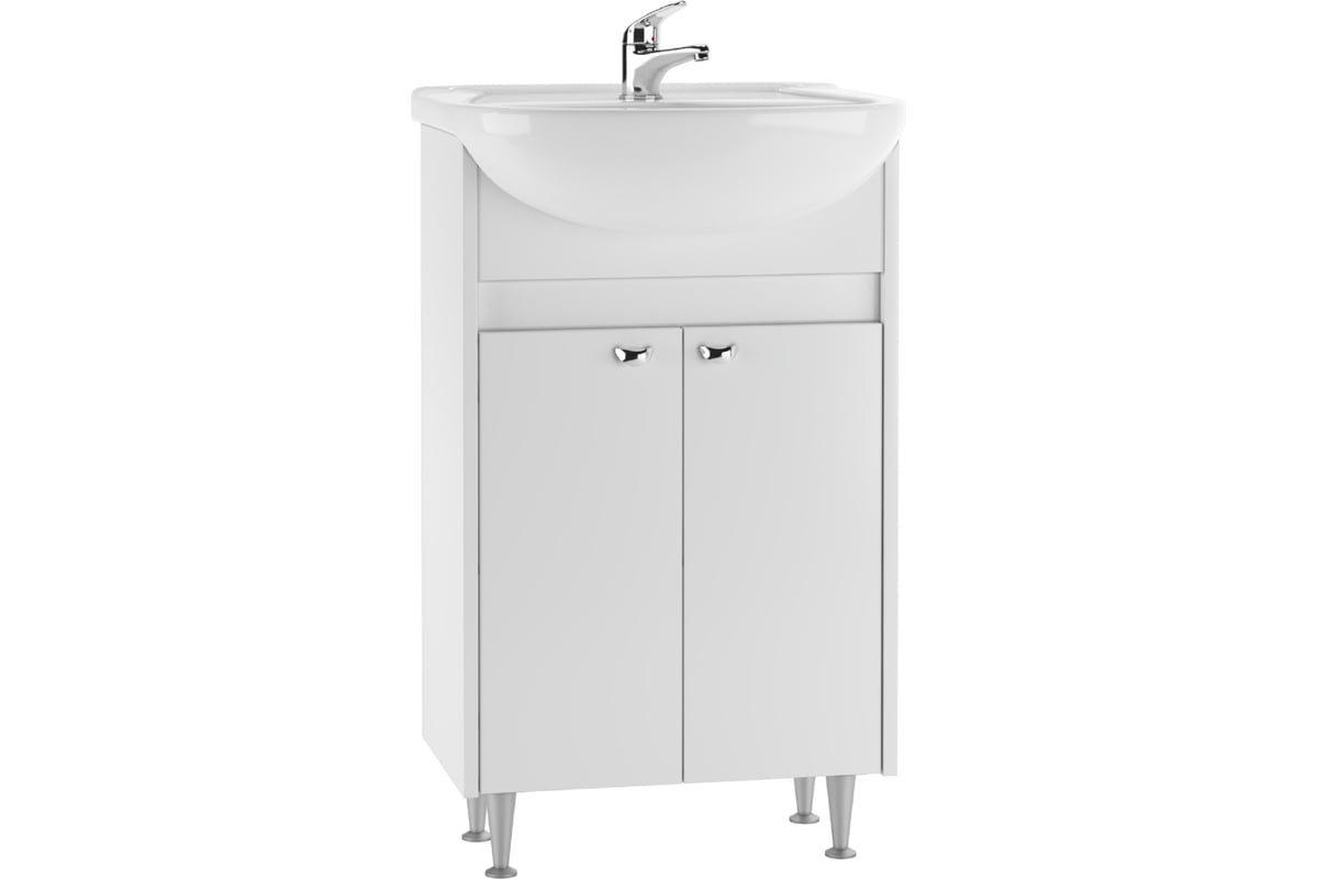 Тумба Домино ЛАЙТ под умывальник \"Уют 55\" без ящика DD4215T - выгодная ...