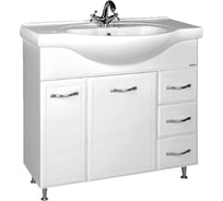 Тумба Домино Идеал под умывальник "Сенеж 87" с 3 ящиками DI44046T