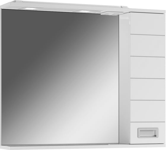 Шкаф-зеркало Домино Cube 80 Эл. правый DC5011HZ 1