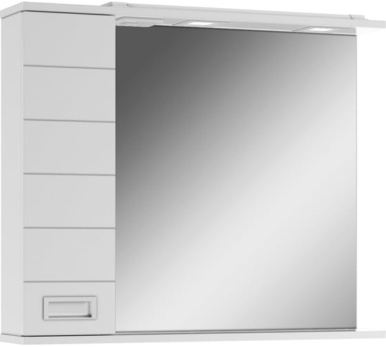 Шкаф-зеркало Домино Cube 80 Эл. левый DC5010HZ