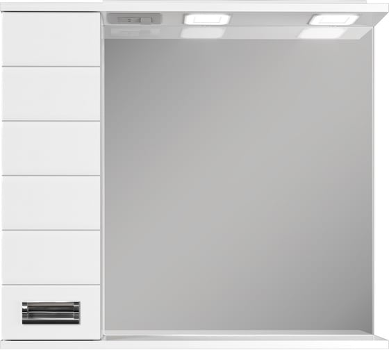 Шкаф-зеркало Домино Cube 75 Эл. левый DC5008HZ