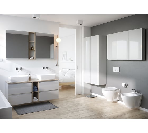 Тумба Cersanit MODUO 60 под столешницу SB-SZ-MOD60-BL/Wh