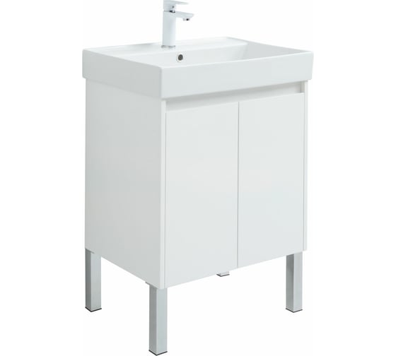Тумба Aquanet Nova Lite 60 белый глянец 00298847