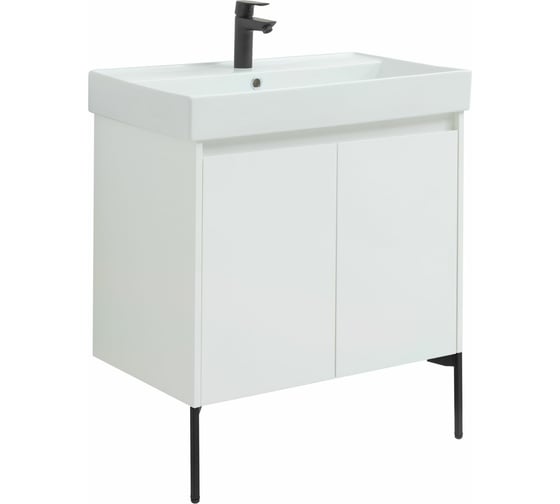 Тумба Aquanet Nova Lite 75 белый глянец 00298850